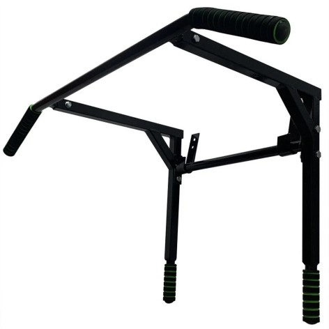 Турнік-бруси настінний "Iron" NE-TR-2B 2 в 1 з м'якими ручками чорний