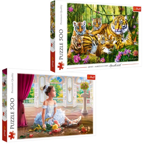 Пазлы - (500 + 500 Элм.) - 