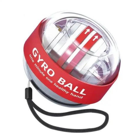 Гироскопический эспандер 65386(Red) LED-подсветка, ремешок