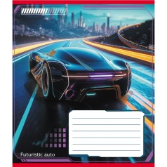 Зошит учнівський "Авто майбутнього" 018-530292K-5 в клітинку, 18 аркушів