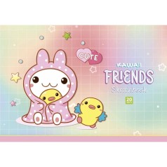 Альбом для малювання PB-GB-020-8513-3 склейка 20 акрушів