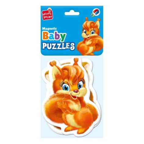 Детские магнитные пазлы "Пушистики" VT3208-18, 8 элементов