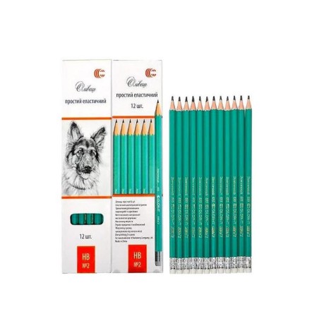 Карандаш простой НВ № 2 