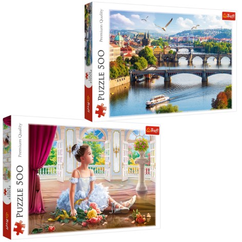 Пазлы - (500 + 500 Элм.) - 