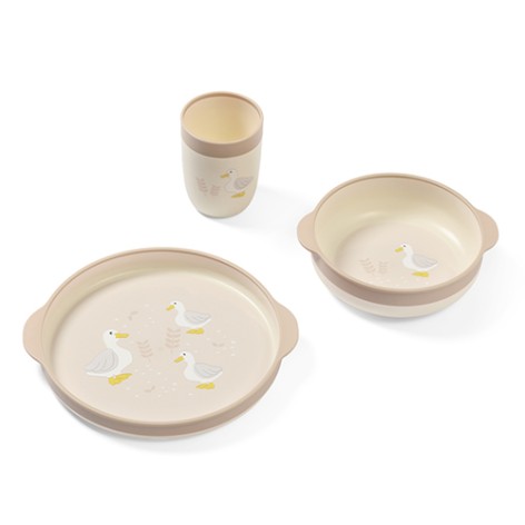 Набір посуду із 3-ох предметів з присосками 