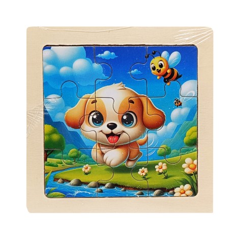 Детский деревянный пазл-вкладыш 