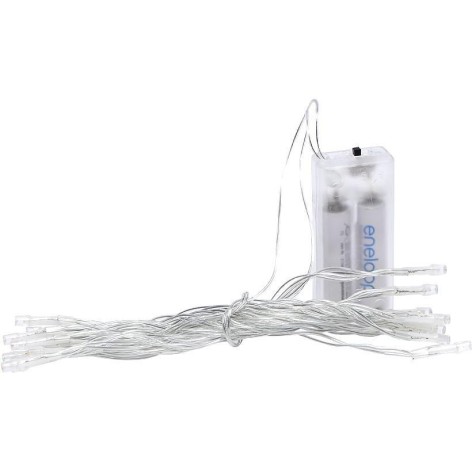 Гірлянда "Ниточка" RJ-06 на 2-х батарейках 30 лампочок 4 метри, мультиколір 