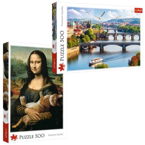 Пазлы- (500 + 500 Элм.) - 