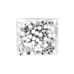 Творчій набір для аплікацій "Очі" ЕД-519, 6 мм, 10 грам, 420 штук