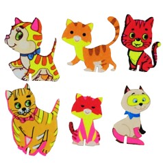 Набор фетровых фигурок на подставке 