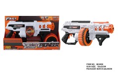 *Іграшковий кулемет автоматичний, барабан на батарейках з м'якими набоями (48 шт.)(53см х 22см)