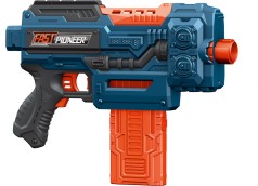 *Іграшковий пістолет автомат. магазин на батарейках з м'як. набоями Синій (24 шт.) (35 х 23см)