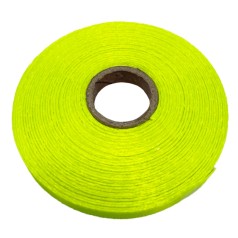 Атласна стрічка для рукоділля АБ-666, 1,2 см х 23 м, жовтий