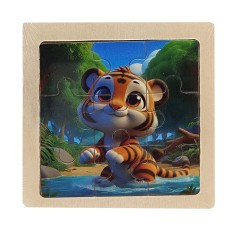 Детский деревянный пазл-вкладыш 