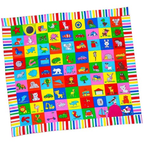 Коврик для игры и развития "Мой мир" МС 090601-09, 92х84 см