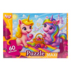 Дитячі пазли-максі "Поні на пікнику" Mx60-12-01, 60 елементів
