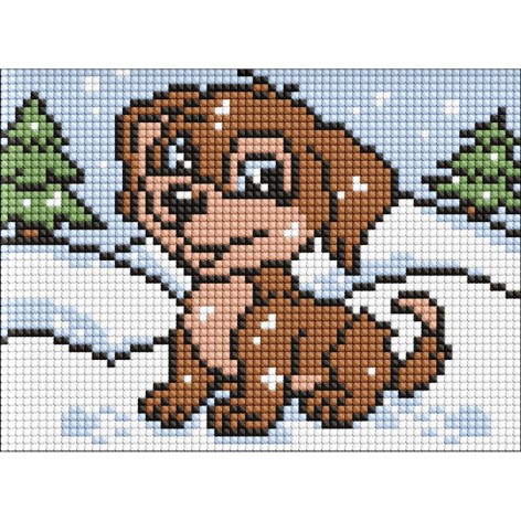 Алмазна мозаїка без підрамника для дітей 