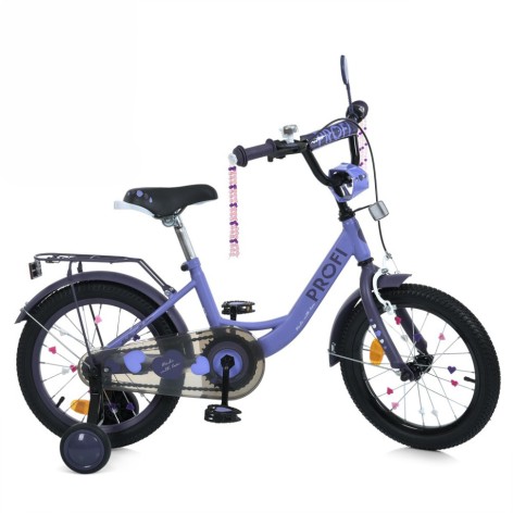 Велосипед детский MB 16043-1 колеса 16 дюймов, фиолетовый