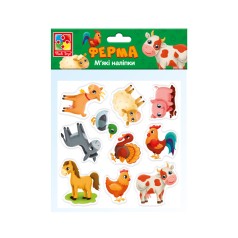 Набір м'яких наклейок 