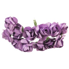 Декоративные розы для творчества KV-731 пучок 12 штук 