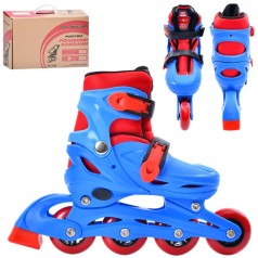 Ролики раздвижные детские A4151-S-BL размер (31-34)