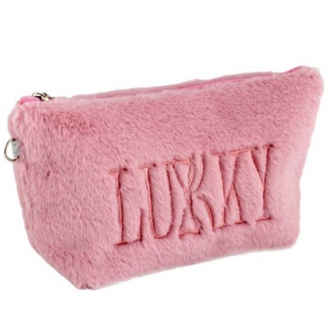 Дитяча косметичка T21390 плюшева з логотипом