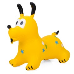 Дитяча іграшка-стрибун "Собачка" MS 4161(Yellow) гума, до 20 кг