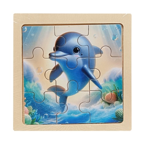 Детский деревянный пазл-вкладыш 