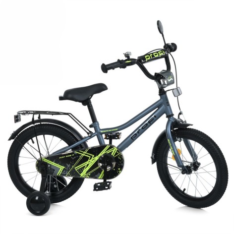 Велосипед детский MB 16014-1 колеса 16 дюймов, черный