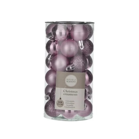 Ялинкові пластикові кульки House of Seasons 8720362101604 30 шт, 3 см