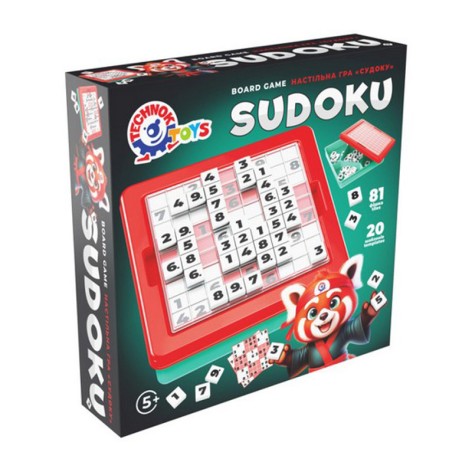 Дитяча розвиваюча гра "Судоку" 2956TXK 81 фішка, 10 шаблонів