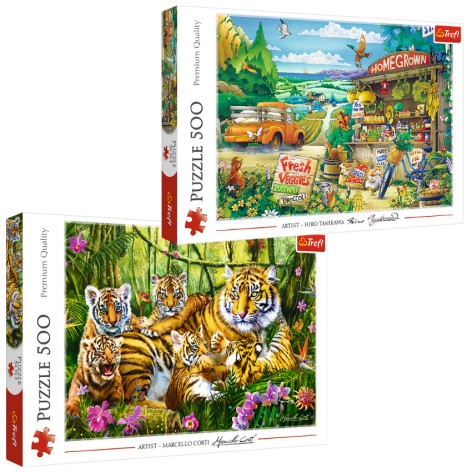 Пазлы - (500 + 500 Элм.) - 