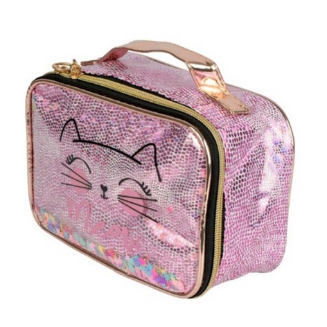 Дитяча косметичка з принтом "Кішка" T21398, 21x13x12 см