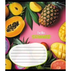 Зошит учнівський "Фруктовий сет" 018-530414K-1 в клітинку, 18 аркушів