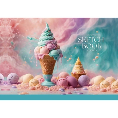 Альбом для малювання PB-GB-030-8517-3 склейка 30 акрушів