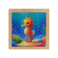 Детский деревянный пазл-вкладыш 