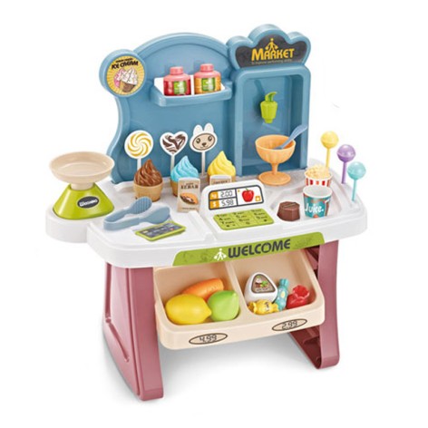 Дитячий ігровий магазин-прилавок 668-72-73с аксесуарами  668-72