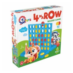 Дитяча настільна гра "Чотири в ряд" 9734TXK 42 фішки, 2 гравці