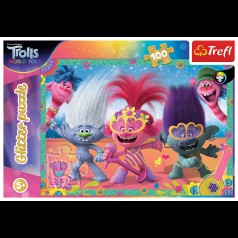 Пазли -(100 елм.) Глітерні - 