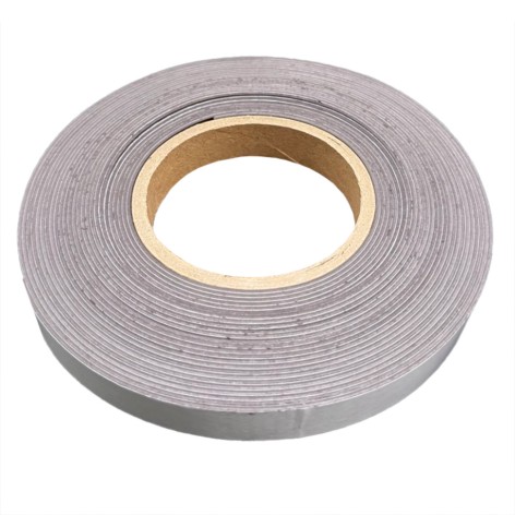 Магнітний вініл з клейовим шаром MVK20х1.3 розмір 20х1,3 мм 10,5 метрів