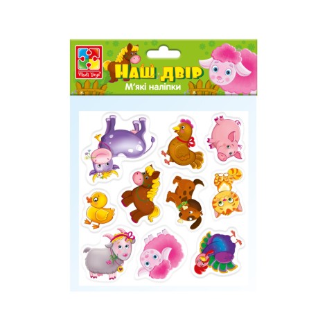 Набір м'яких наклейок 