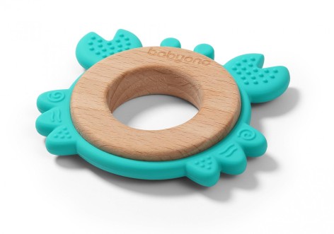 Прорізувач для зубів дерев'янно-силіконовий 