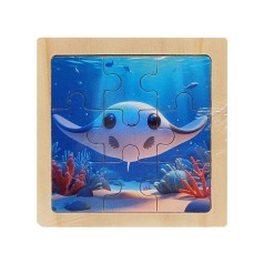 Детский деревянный пазл-вкладыш 