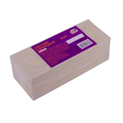 Пластилин скульптурный Творчество ГАММА'UA 402304 белый 800 грамм