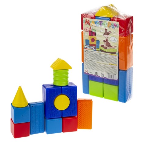 Конструктор Мастерок №1 1-070 15 деталей