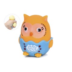 Іграшка сквіш антістресс "Совеня" MS 4141 розмір 7 см Помаранчевий