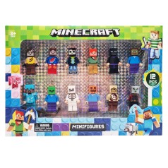 Ігровий набір фігурок Персонажі Майнкрафт 22619, 12 шт, пластик