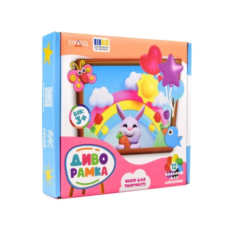 Набір для творчості "Диворамка" 30886 маса для ліплення 12 штук