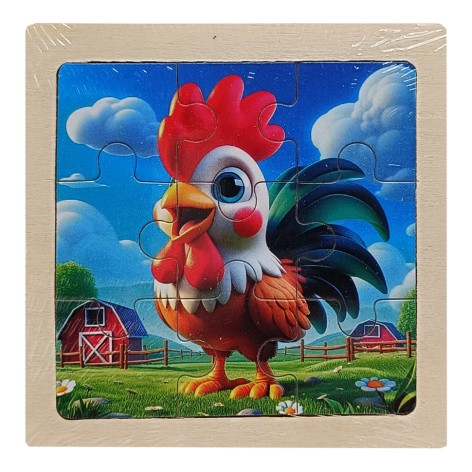 Детский деревянный пазл-вкладыш 