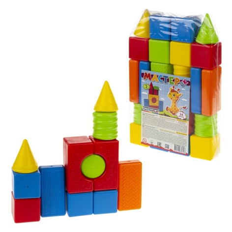 Конструктор Мастерок №2 1-071 24 деталі